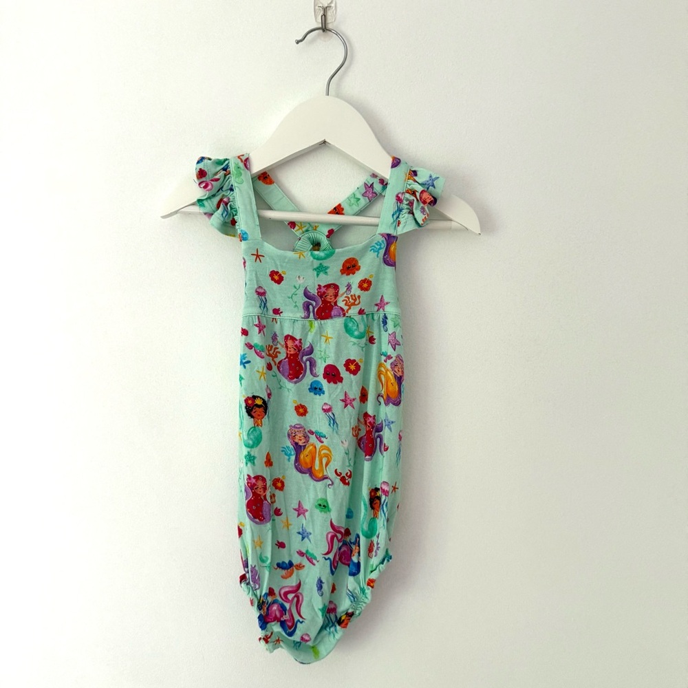 Posh Peanut Bamboo Mermaid Romper size 18-24 months
